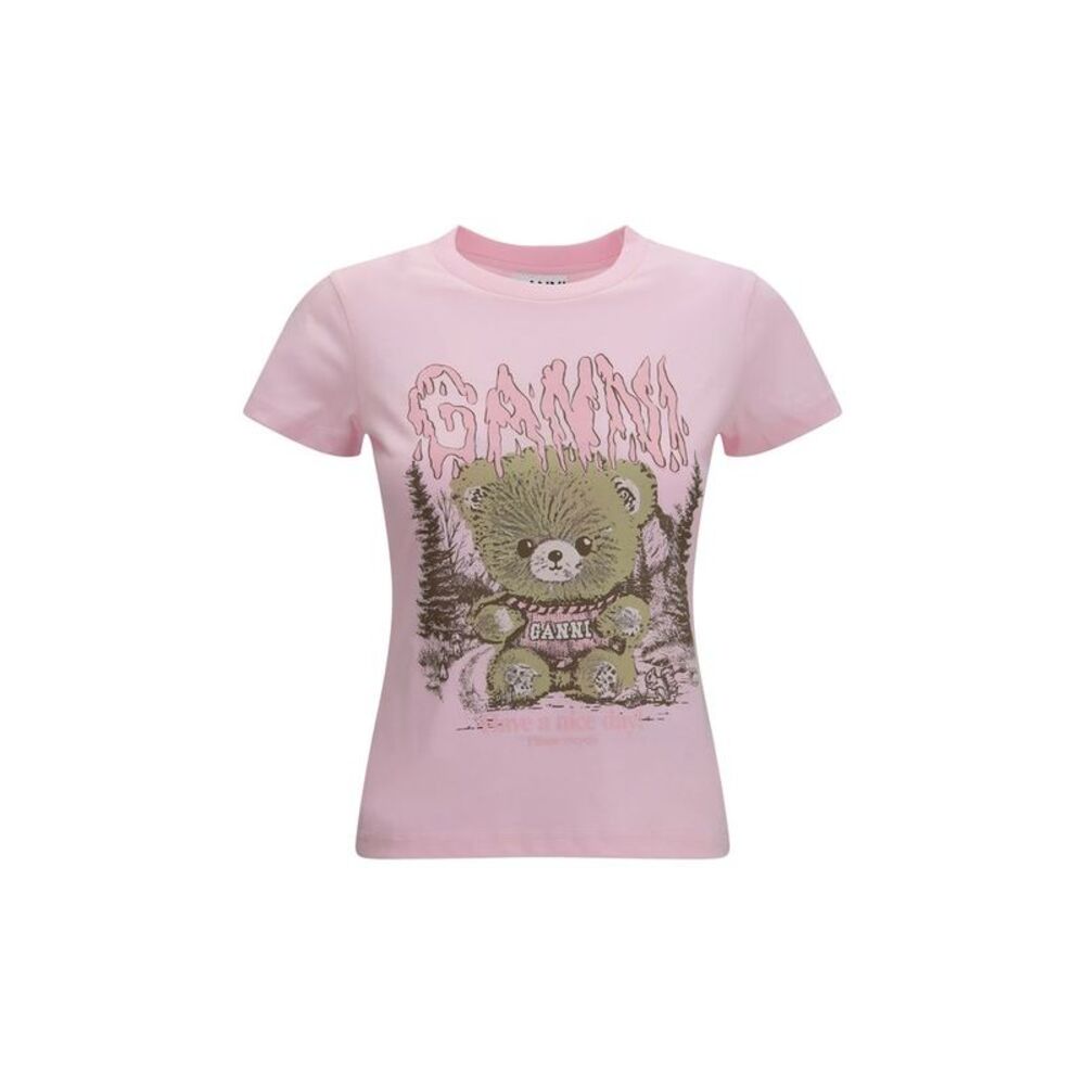 Ganni Multicolor Cotton Women's Sweatshirt
